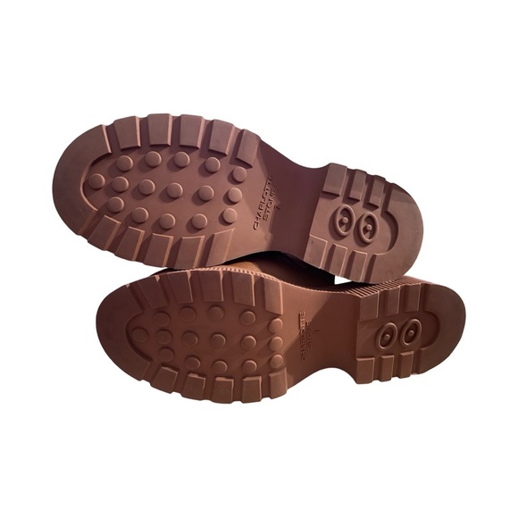 Charlotte Stone Audrey Woven Sling Back Loafers Pink And Brown Size 7 NWOT - Picture 4 of 7